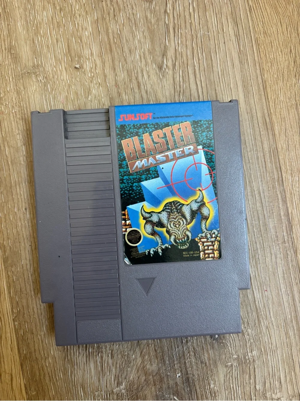 Vintage Nintendo Blaster Master Game Cartridge Untested